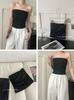 Top Tubo Tomara-que-caia Lichenle para Mulheres, Caimento Justo, Realça a Cintura, Emagrecimento, Camisola Interna Lisa, Estilo Pulôver, Verão