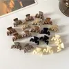 Mini pinza para el pelo de tono marrón transfronteriza, pinza pequeña de princesa para el pelo, pinza para flequillo, accesorio para el pelo, pasador