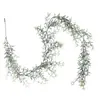 Enredadera Colgante de Hojas de Eucalipto Simuladas, No Requiere Riego, No Pierde Hojas, Enredadera Decorativa para Sala de Estar y Festivales, Enredadera de Navidad