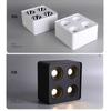 Foco LED Inteligente Antideslumbrante de Cuatro Cabezales con Protección Completa para los Ojos para Sala de Estar, Comedor y Dormitorio, Foco LED Cuadrado Ultradelgado