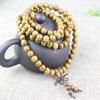 Pulsera de sándalo verde sudamericano al por mayor de fábrica 108 cuentas Sándalo sagrado hombres y mujeres joyería de madera de sándalo rosario