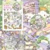 Xinyuyan Versión Grande 7.0 Pegatinas de Paisaje Descompresión Lindas Escena en Miniatura DIY Pegatinas de Apilamiento Estéreo 3D Diario Creativo