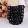 Anillo para el cabello con forma de espiral para teléfono, color caramelo grande, estilo coreano, accesorios para diadema, banda de goma para teléfono, accesorios para el cabello
