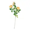 23 capullos de rosa artificiales, flores artificiales de pie para sala de estar, flores de seda para decoración de hotel, arreglo floral de ramo artificial