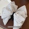 Estilo Francês Retrô Bolinhas Laço Presilha de Agarre Feminina Elegante Princesa Meio Tubarão Estilo Coreano Estilo Ins Presilha de Cabelo