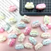 Mini Accesorios DIY de Resina de Perro y Gato de Dibujos Animados Pegamento de Crema Pasador Hecho a Mano Accesorios para Funda de Teléfono Móvil Hebilla de Zapato