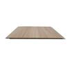 Refuerzo de techo de película de PVC con veta de madera de color claro, 6 mm x 25 cm, 2,95 kg/cuadrado