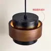Luminária de Poste Pendente para Mesa de Cabeceira Pedra Buraco Negro Nórdico Pós-moderno Entrada Varanda Quarto Iluminação Estilo Industrial Balcão de Bar de Alto Padrão Restaurante