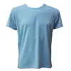 Camiseta de secado rápido en stock para correr al aire libre en maratón, camiseta promocional lisa de manga corta y cuello redondo, camiseta cultural con logo