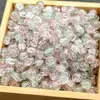 8mm Beads Flor Explosiva Esmalte Gelo Rachado Contas Soltas Material para Pulseira Colar Brinco DIY Feito à Mão Ornamento Acessórios Nenhum