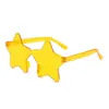 Gafas de Sol para Decoración de Fiesta, Gafas de Sol Anti-UV, Diseño Pequeño Personalizado para Mostrar la Cara, Moda Transfronteriza al por Mayor