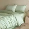 Conjunto de quatro peças de algodão puro de alta qualidade Classe A, algodão de fibra longa de Xinjiang, conjunto de três peças de algodão puro, lençol de cima, capa de edredom, lençol com elástico, cetim de alta densidade