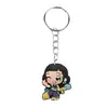 Llavero Colgante de Dibujos Animados de PVC, Colgante del Grupo Femenino de Demon Slayer, Accesorio, Regalo Pequeño