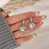 Pendientes Irregulares Estilo Coreano Nuevo Estilo Coreano Transfronterizos para Mujer Nicho Sexo Luz Fría Lujo de Alta Gama Tachuelas Pendientes