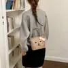 Bolsa de Hombro de Mezclilla Linda de Dibujos Animados para Niños para el Trabajo, Bolso de Mujer 2026 Nuevo Bolso de Mano para Viajes Diarios Transfronterizos para Lonchera