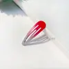 Pinzas para el pelo estilo Corea del Sur, extensiones de clip, estilo estrellas, color clip de gota, degradado de dos colores, lindo clip para flequillo de niños, clip lateral, accesorios para el pelo