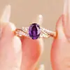 Anillo Delgado Retro Ovalado Rojo Piedra Principal Brazo Retorcido Anillo Banda Anillo Cruz Incrustado Piedra Rongxing Transfronterizo Propuesta Confesión Anillo de Uso