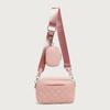 Bolso de Mujer Bolso Romboide Nuevo 2025 para Mujer Dos Piezas Transfronterizo Más Vendido Bolso de Mujer Bolso Cruzado de Moda de Alta Calidad