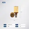 Arandela de cristal com bolhas, luminária de parede de luxo leve para sala de estar, fundo de TV, luminária decorativa com toque de alta qualidade, adequada para corredor, quarto e iluminação de cabeceira