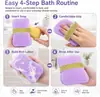 Bolsa para Guardar Jabón de Esponja, Bolsa de Baño de Lufa Exfoliante para Espuma Abundante, Almacenamiento de Jabón en Barra de Larga Duración y Exfoliante Corporal, Secado Rápido con Bucle para Colgar Reutilizable, Depurador de Baño para Uso Diario