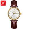 Relojes de Marca Oulisi para Dropshipping al por Mayor Relojes de Cuarzo Impermeables Relojes de Pareja de Marca de Moda Relojes para Hombre Movimiento Original