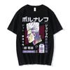 Camiseta de anime estampada Jojo Bizarre Adventure Jotaro Star Camisa europea de manga corta