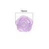 Cuentas dispersas de rosas transparentes de color acrílico, accesorios de joyería hechos a mano, pulsera, material de cadena para teléfono móvil