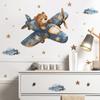 Nuevo MG-E009 dibujos animados oso estrella voladora dormitorio sala de estar fondo decorativo pegatinas de pared al por mayor