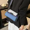 Bolso de Mano Patchwork Transfronterizo Personalizado Bolso Almohada 2026 Nuevo Mezclilla Versátil Bolso de Hombro Moderno Bolso Cruzado para Viajero