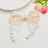 Renda Pérola Xadrez Cauda de Andorinha Laço Acessórios de Cabelo Grampo de Cabelo DIY Roupas Bolsa Capa de Celular Acessórios de Joias DIY