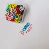 Chaveiro de Contas Tira de Silicone Corda de Couro Pingente Acessórios de Metal Argola de Aço Fivela de Porta Anel de Cartão Pequeno