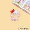 Chá da Tarde do Gatinho Acessórios de Resina DIY Joias Cola Creme Grampo de Cabelo Capa de Celular Fivela de Sapato Chaveiro