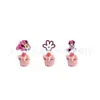 Traje Tema Aniversário Menina Rosa Minnie Suprimentos Decorativos Festa Bandeirinha de Bolo Desenho Animado Infantil Inserção de Tamanho Inserção