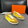 Zapatos Casuales de Tela para Hombre con Parches de Cuero Genuino Gamuza HMS Estilo Versátil de Cordones Bajos Transfronterizos Planos
