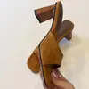 Primer Encuentro con los Zapatos de Verano Estilo Francés de Tacón Alto, Punta Cuadrada Abierta, Sencillos y Convenientes, Fáciles de Poner, Versátiles con Tacones Gruesos y una Sola Tira