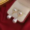 Aretes de Perla para Mujeres Sin Perforaciones, Ganchos de Oreja Vintage, Pendientes de Borla, Joyería al por Mayor
