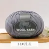 Hilo de lana merino 100% lana pura hilo de peso medio hilo para suéter tejido a mano hilo para gorro tejido a mano aguja de tejer hilo para abrigo