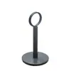 Portatarjetas de metal con anillo transfronterizo, portanotas de escritorio desmontable, placa de número de mesa de negocios simple, portatarjetas de asiento de boda