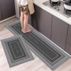 Tapetes de Cozinha Personalizáveis Transfronteiriços, Luxo Acessível Doméstico Absorvente de Água e Absorvente de Óleo Tapetes de Banheiro Antiderrapantes, Tapetes de Chão de Lama de Diatomáceas