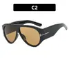 Nuevas Gafas de Sol Estilo Aviador Retro Americano Transfronterizas con Diseño de Varillas Anchas, Gafas de Sol Estilo Callejero para un Look con Estilo