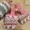 Nueva Bolsa de Almacenamiento de Gato Estilo Ins, Bolsa de Maquillaje de Dibujos Animados, Neceser Portátil para Viaje, Bolso Tote de Viaje Tridimensional, Bolsa Linda