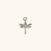 Estilo Cruzado Europeo y Americano Ins Golondrina Cola de Pez Corazón Personalizado Mariposa Colgante Acero Inoxidable Chapado en Oro de 18K Accesorio Colgante Pequeño para Mujer