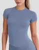 La popular camiseta de manga corta de secado rápido dfyn de ZORA, un top para fitness y running, ropa de yoga para mujer