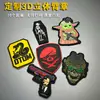 Emblemas de Velcro 3D de Borracha Pedidos de Fábrica, Patches de Moral para Mochila que Brilham no Escuro, Emblemas Decorativos de Braçadeira de Silicone PVC