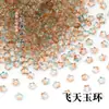 Estrela de cinco pontas furo reto furo vertical estrela pequena esmalte de cor antiga material para fazer grampo de cabelo com borla feito à mão