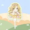 Puella Magi Madoka Magica Placa de Pegada Grande em Formato de Leque Mercadoria de Suporte para Shows Estilo Igual ao do Tiktok