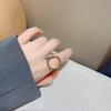 Anillo estilo coreano Dongdaemun metal elegante moda personalidad simple elegante celebridad de internet anillo para mujer