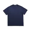Yidao Vintage 2026 Verão Novo Japonês Retrô Simples Cor Sólida Básica Gola Redonda Caimento Solto Unissex Manga Curta Camiseta