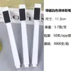 Bolígrafo de pizarra con luz LED de tiza líquida creativo sin polvo, bolígrafo de pizarra magnético con cabezal de pincel, rotulador blanco a base de agua borrable