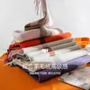 Cachecol de Imitação de Caxemira Outono e Inverno para Mulheres Nova Moda Cor Combinada Estampado com Franjas Xadrez Cachecol à Prova de Frio e Quente Venda por Atacado
